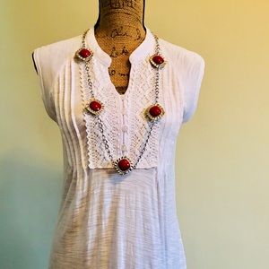 NWT Willi Smith embroidered lace